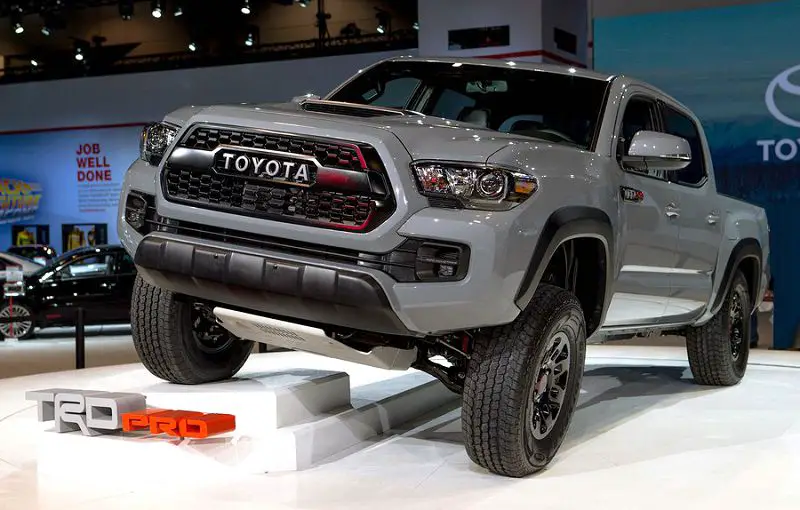 2019 Toyota Tacoma Brochure Cement Color Options