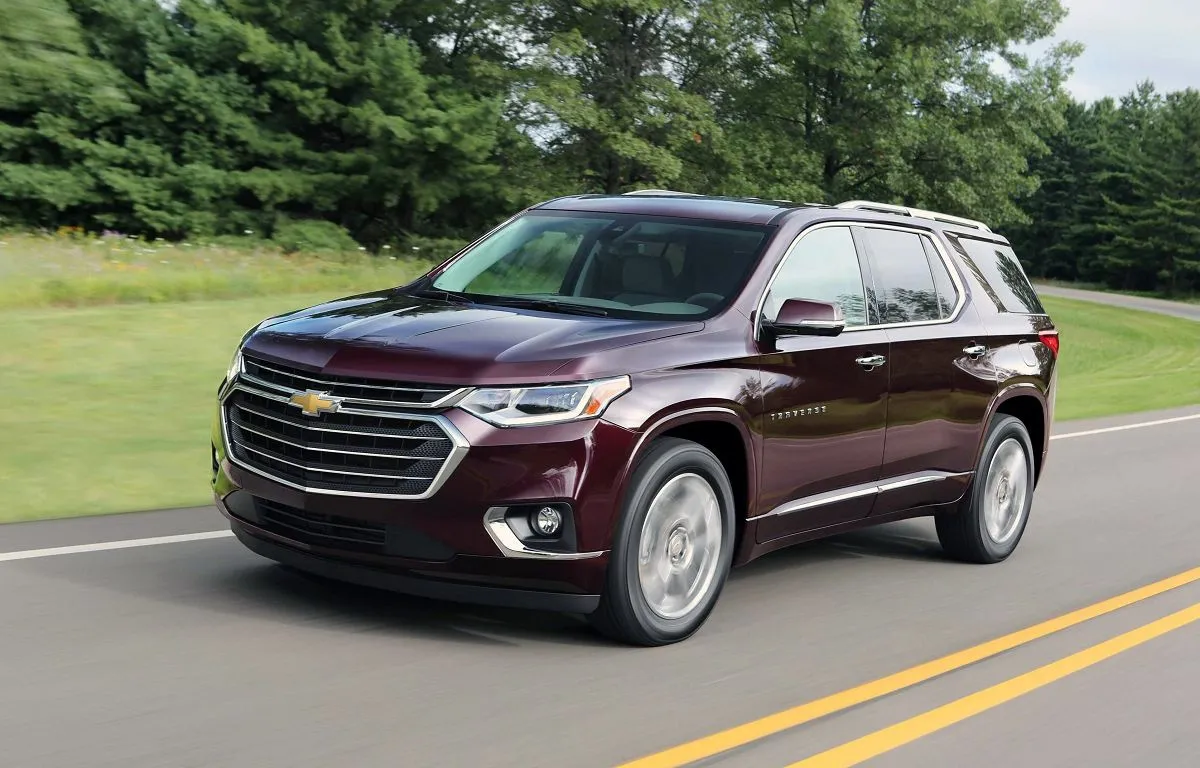 2023 Chevrolet Traverse Cargo Space Curb Weight Volume
