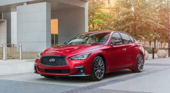 2024 Infiniti Q50 Red Sport 0 60 Pictures