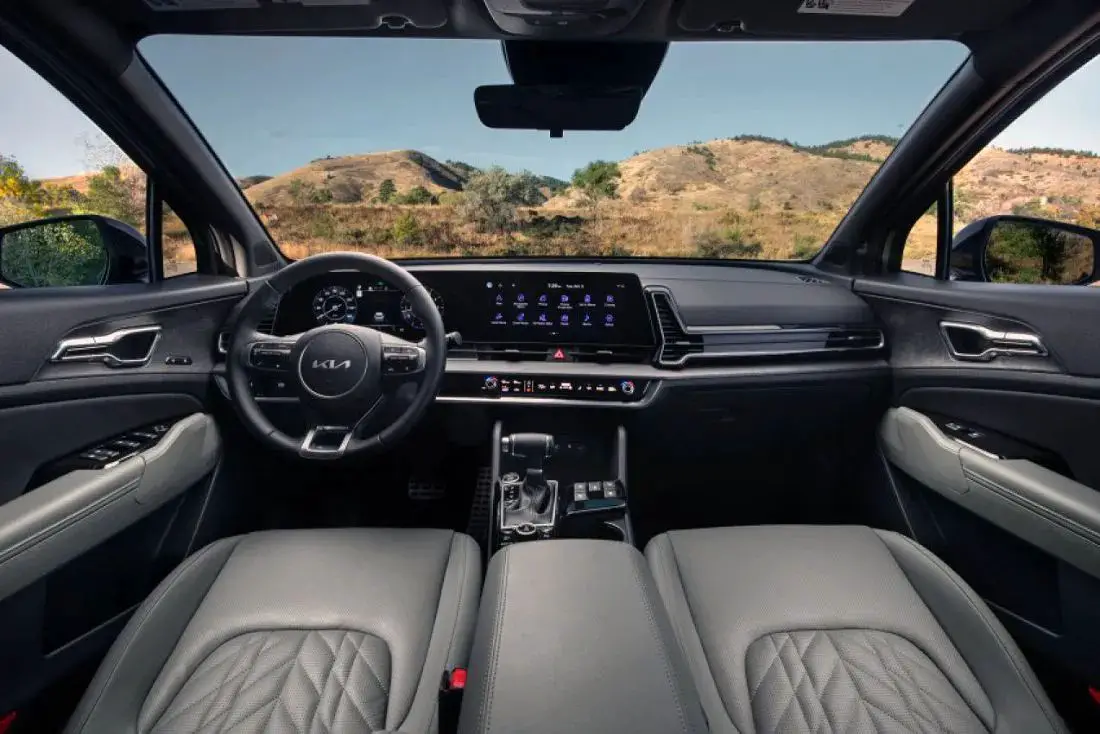 2024 Kia Sportage X Pro Prestige Review Lease Interior Image