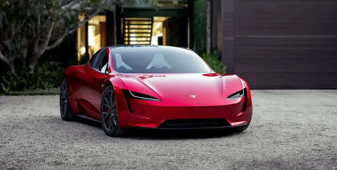 2023 Tesla Roadster Quarter Mile White Electric