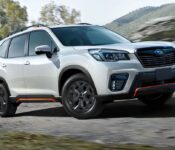 2025 Subaru Forester Blue Cost Red Display