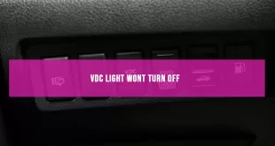 Vdc Light Wont Turn Off